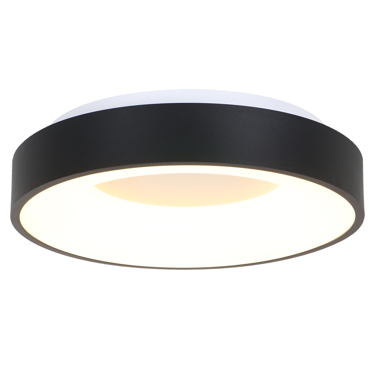 Plafondlamp Ringlede 48cm LED Zwart - Afbeelding 4