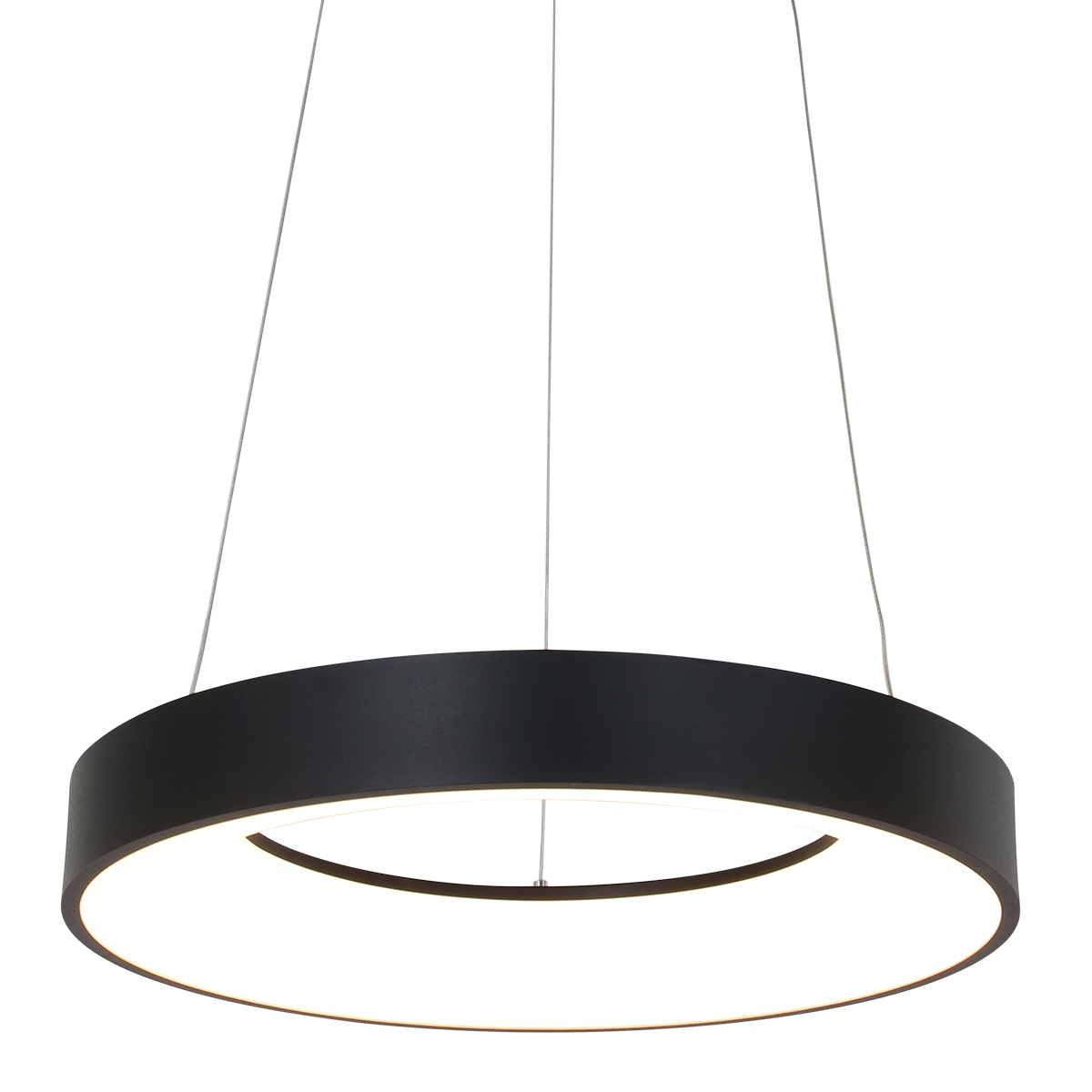 Hanglamp Ringlede LED Zwart - Afbeelding 4